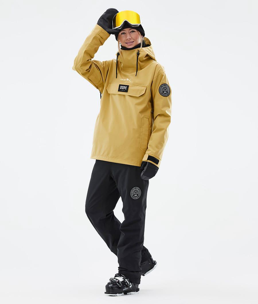 Women's Dope Blizzard W Ski Jacket Ochre Yellow  USA |  SOZUJ-9614