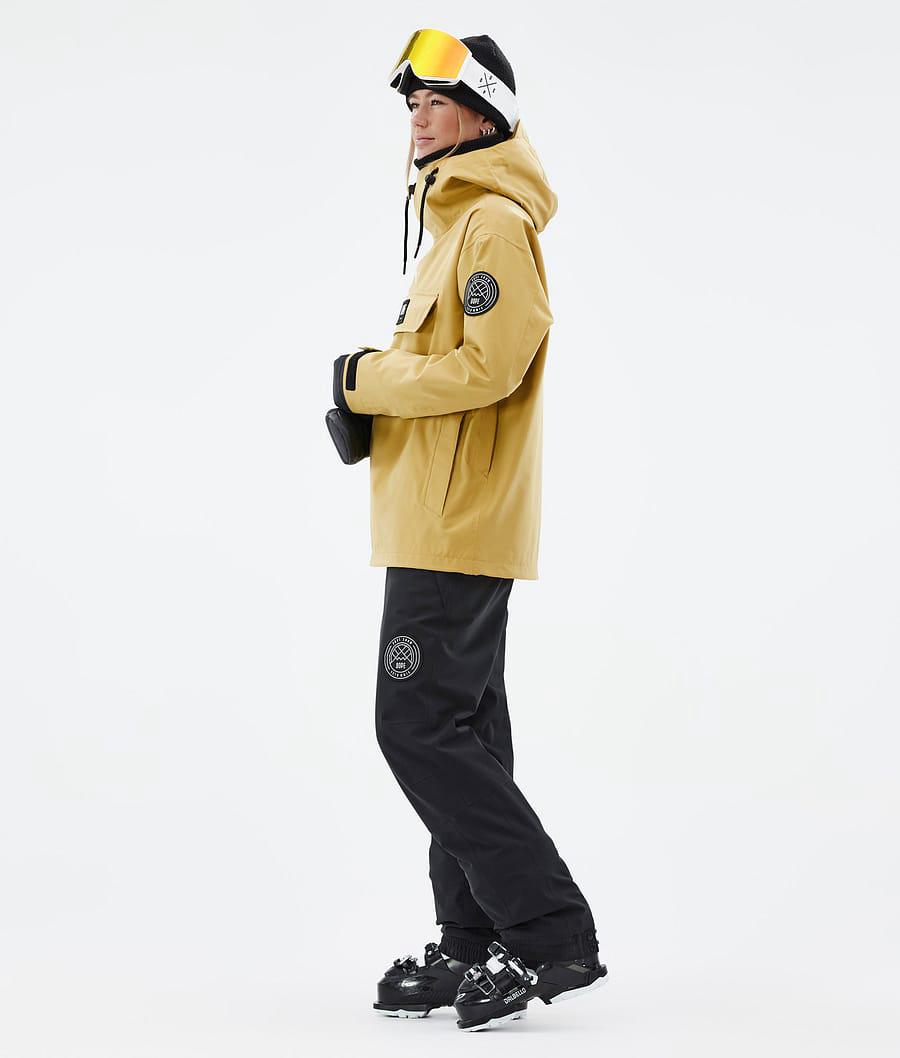 Women's Dope Blizzard W Ski Jacket Ochre Yellow  USA |  SOZUJ-9614