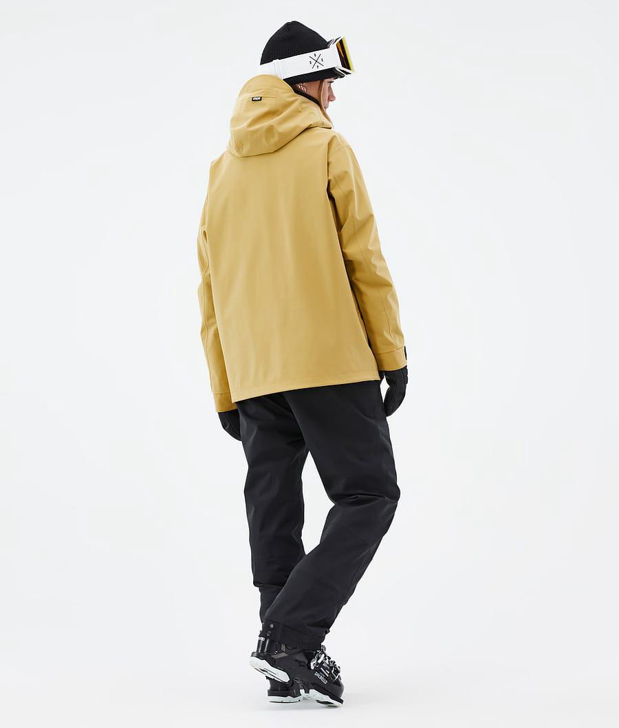 Women's Dope Blizzard W Ski Jacket Ochre Yellow  USA |  SOZUJ-9614