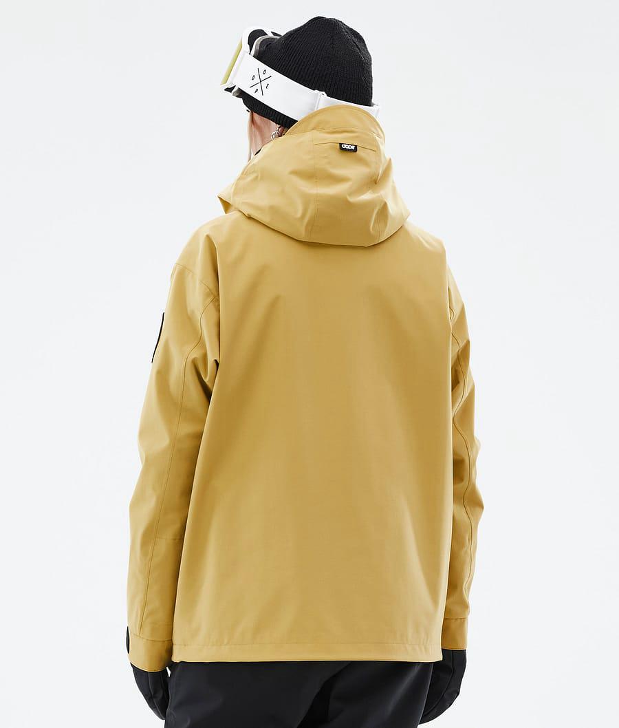 Women's Dope Blizzard W Ski Jacket Ochre Yellow  USA |  SOZUJ-9614