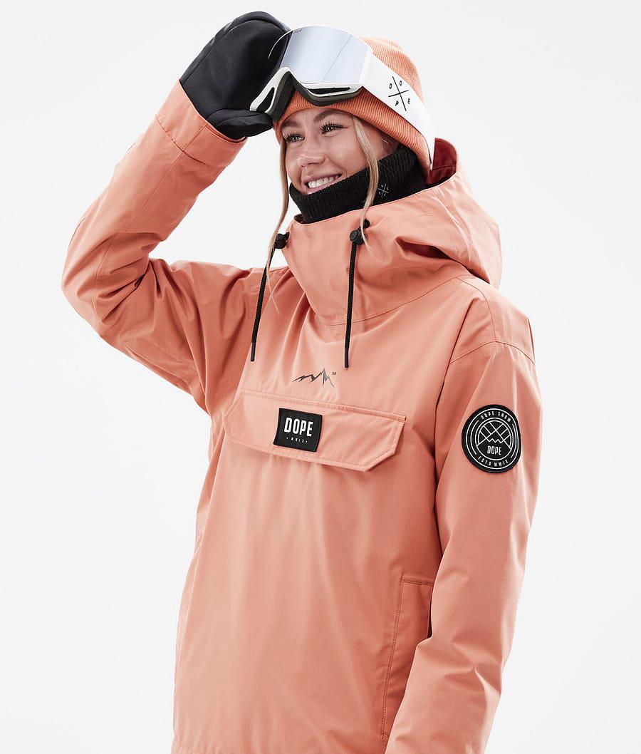 Women's Dope Blizzard W Ski Jacket Peach Coral  USA |  DXIRZ-2036