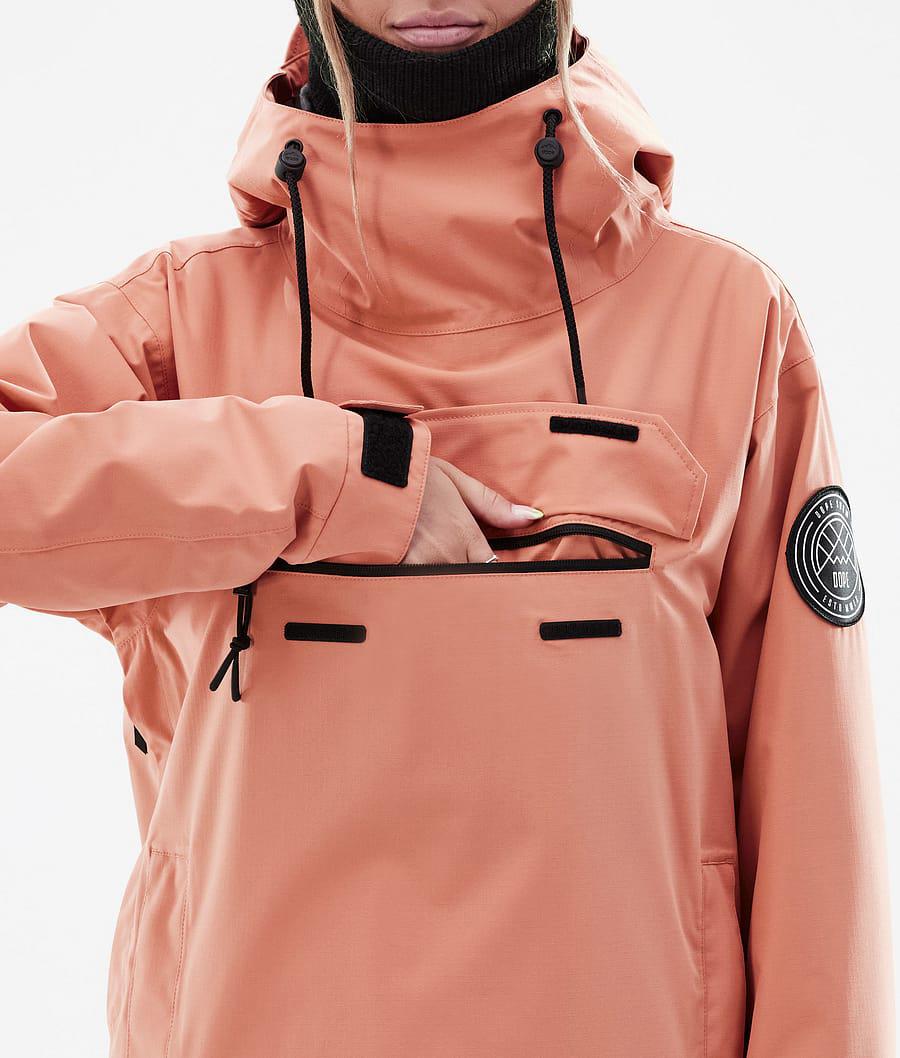 Women's Dope Blizzard W Ski Jacket Peach Coral  USA |  DXIRZ-2036