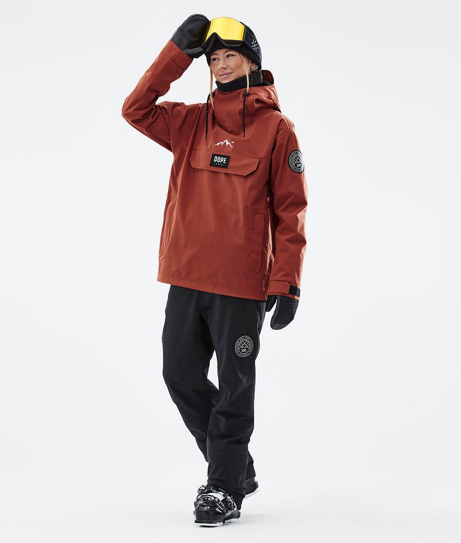 Women's Dope Blizzard W Ski Jacket Rust Orange  USA |  CXYJB-4970