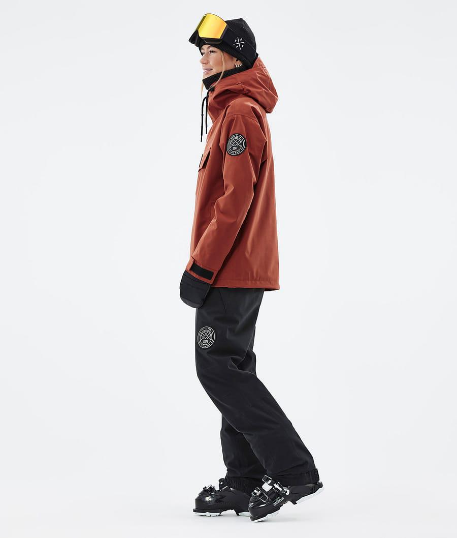 Women's Dope Blizzard W Ski Jacket Rust Orange  USA |  CXYJB-4970