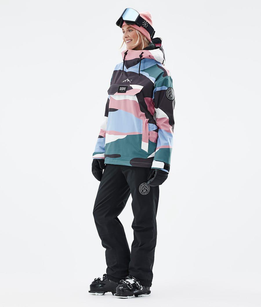 Women's Dope Blizzard W Ski Jacket Shards Light Blue Muted Pink  USA |  AMYSV-2380