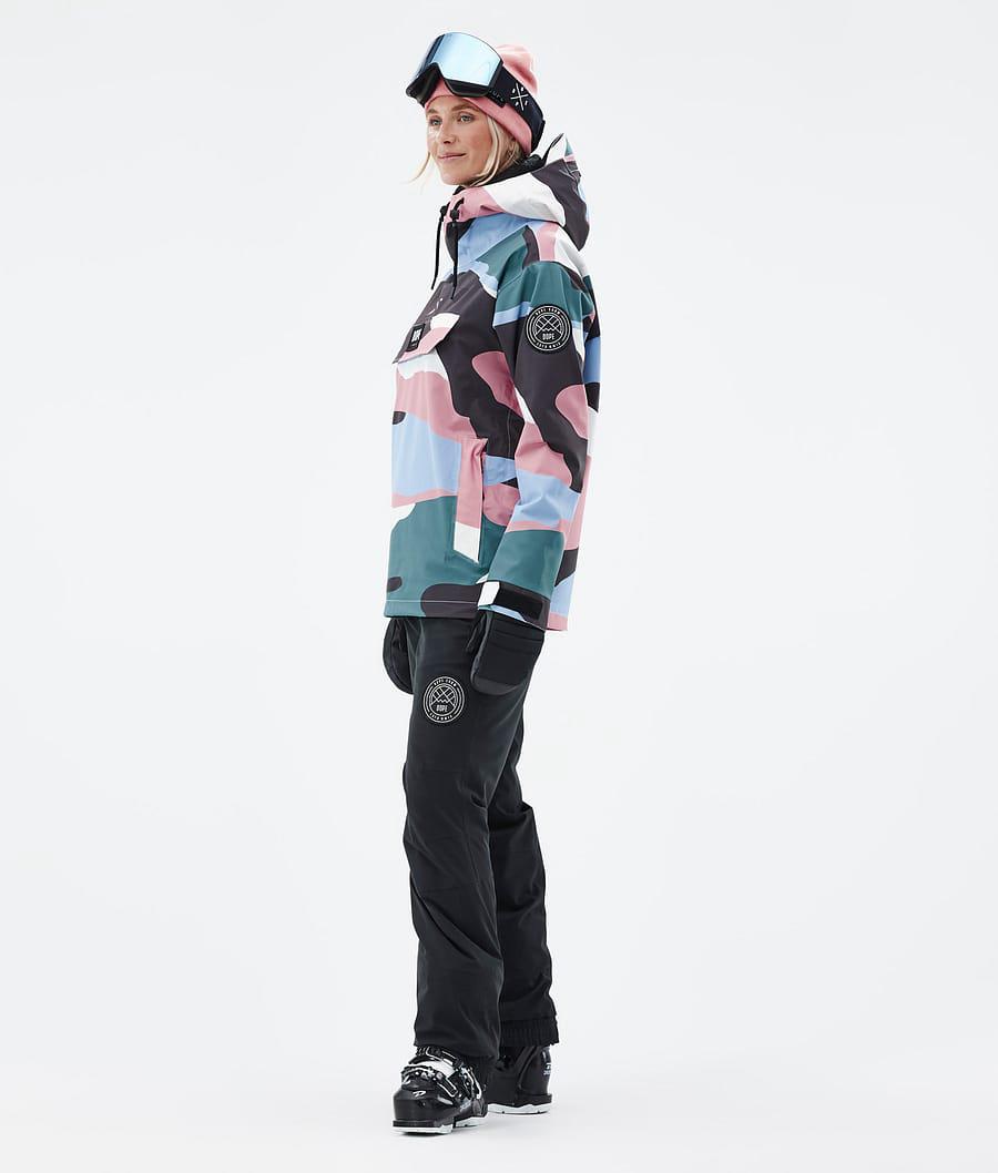 Women's Dope Blizzard W Ski Jacket Shards Light Blue Muted Pink  USA |  AMYSV-2380