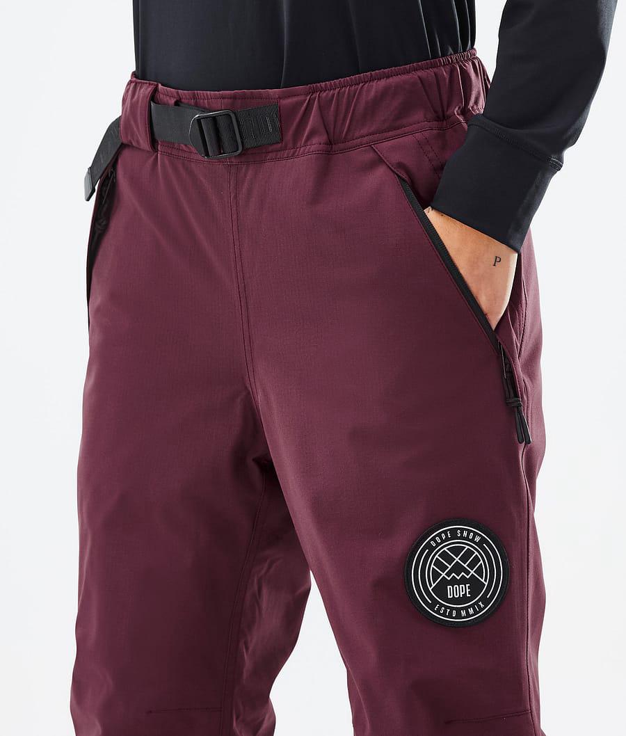 Women's Dope Blizzard W Ski Pants Burgundy  USA |  JLRWH-3286