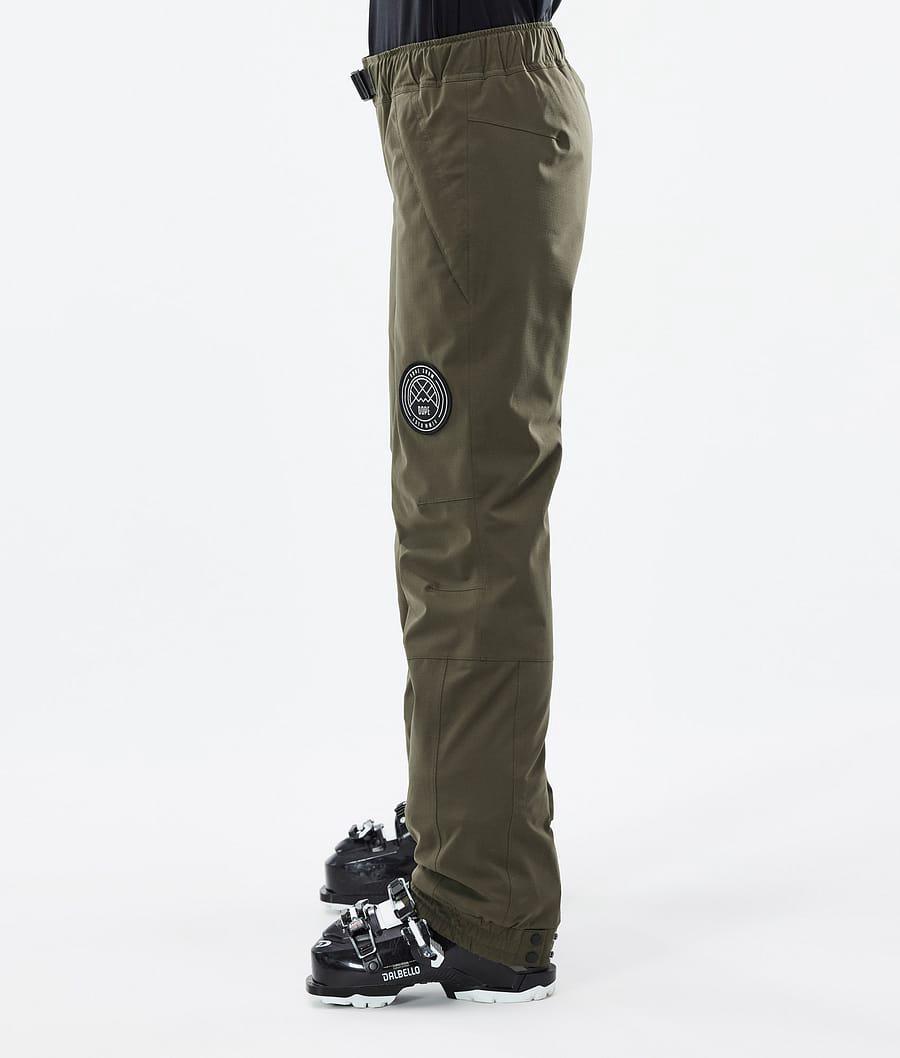 Women's Dope Blizzard W Ski Pants Olive Green  USA |  VFTXY-6321