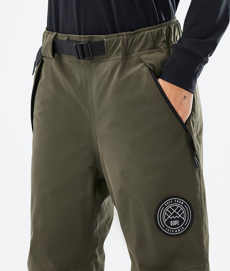 Women's Dope Blizzard W Ski Pants Olive Green  USA |  VFTXY-6321