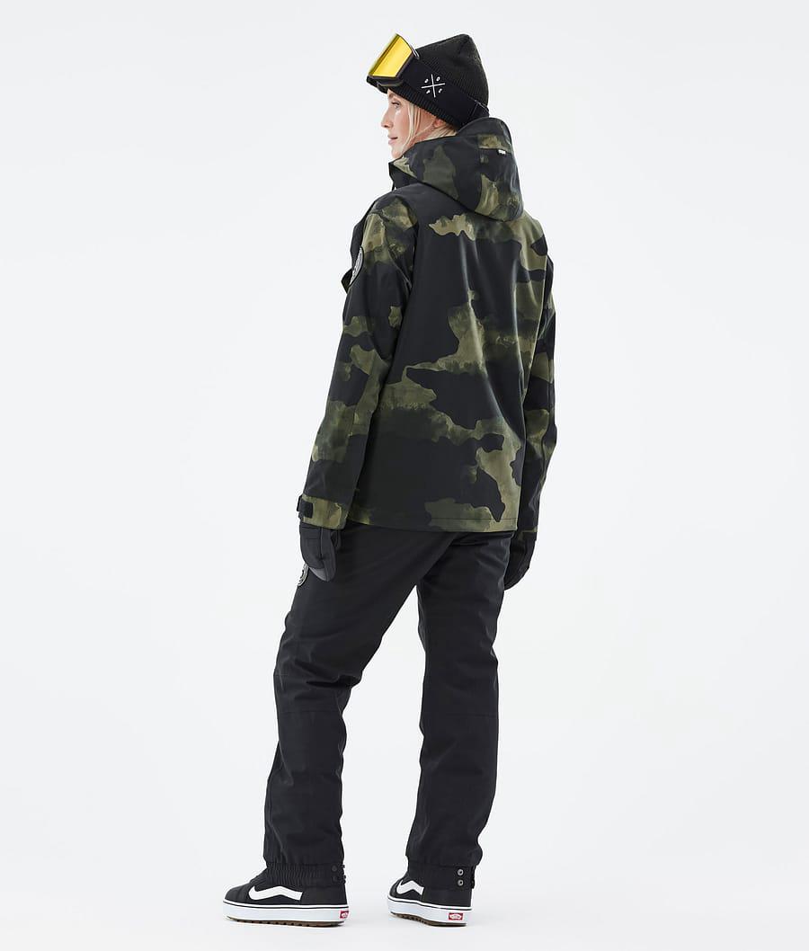 Women's Dope Blizzard W Snowboard Jacket Green Camo  USA |  CGJFY-5928