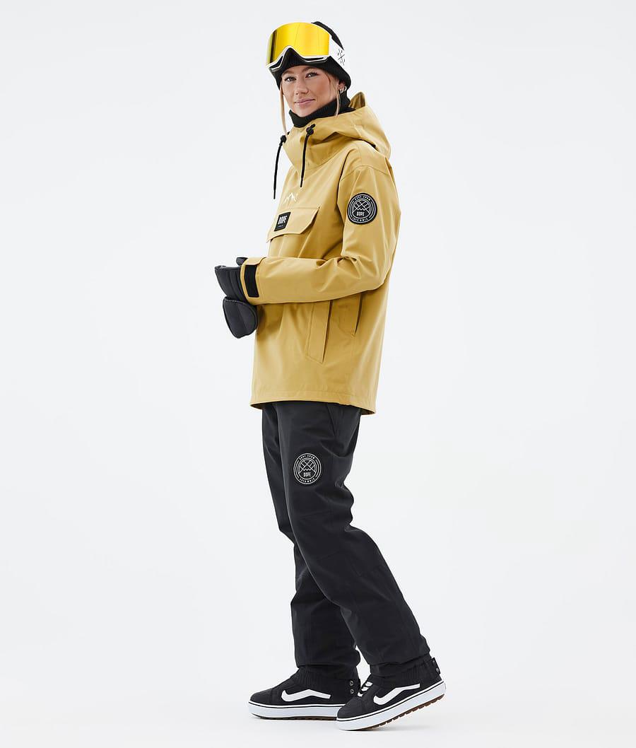 Women's Dope Blizzard W Snowboard Jacket Ochre Yellow  USA |  ETMKA-1986