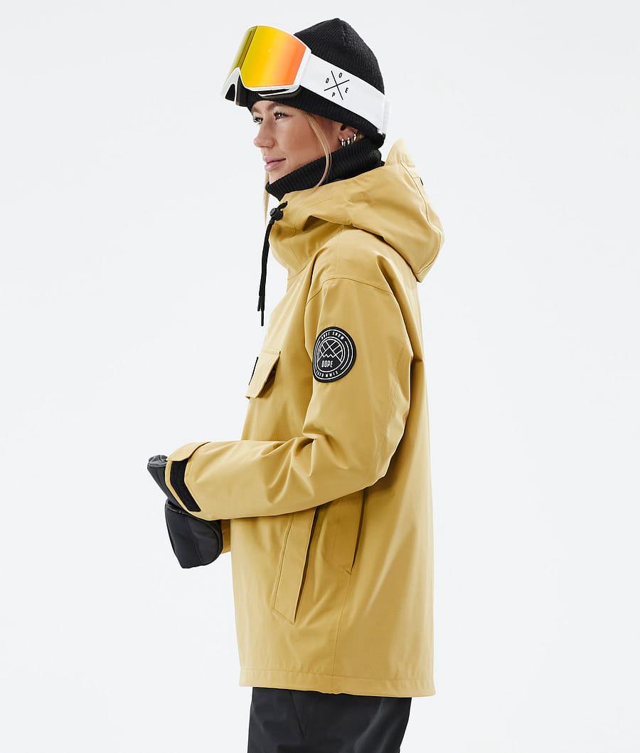 Women's Dope Blizzard W Snowboard Jacket Ochre Yellow  USA |  ETMKA-1986