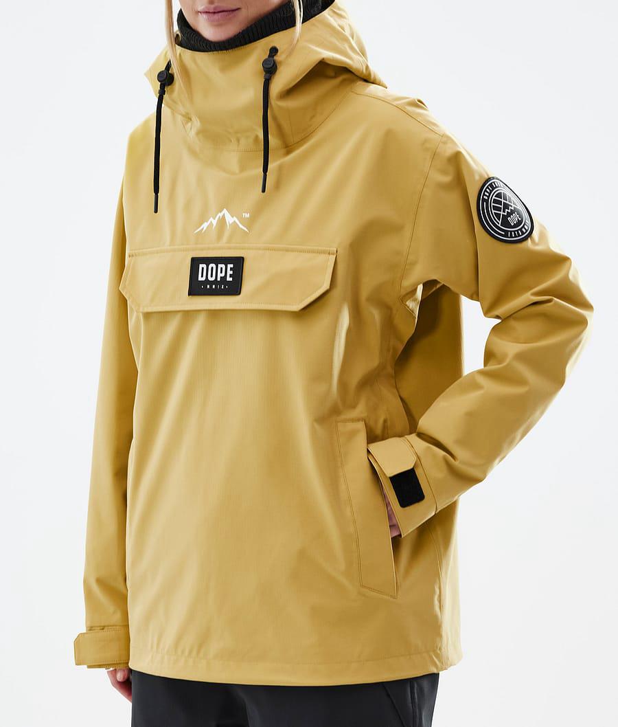 Women's Dope Blizzard W Snowboard Jacket Ochre Yellow  USA |  ETMKA-1986