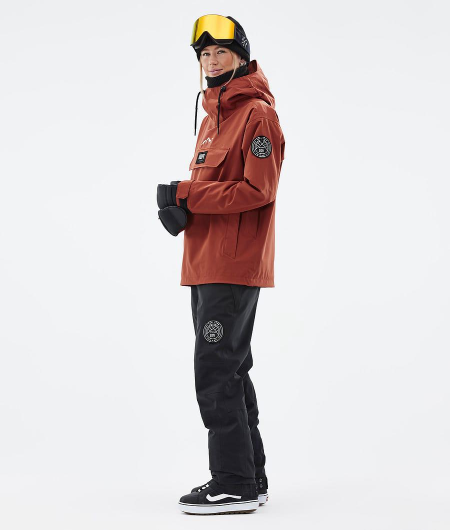 Women's Dope Blizzard W Snowboard Jacket Rust Orange  USA |  SGVND-6795