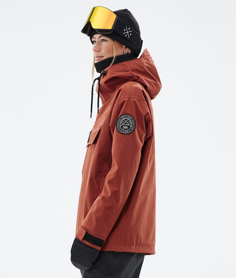 Women's Dope Blizzard W Snowboard Jacket Rust Orange  USA |  SGVND-6795