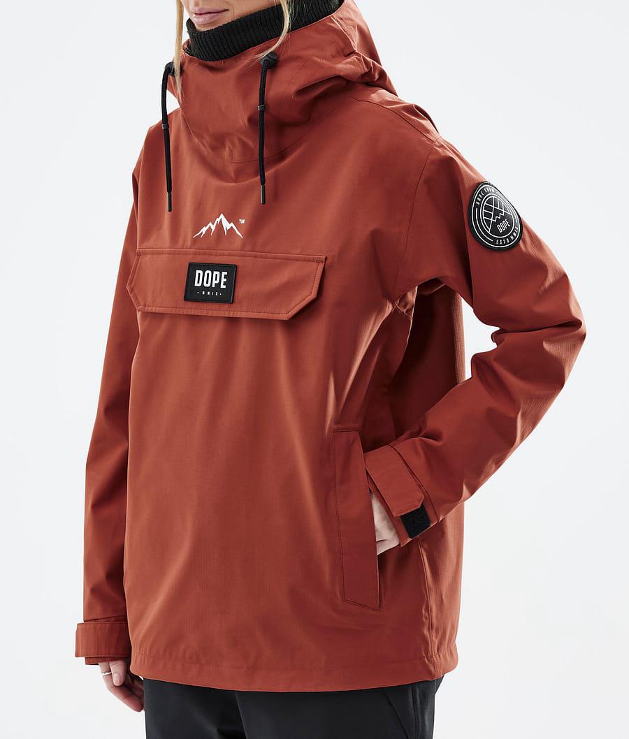 Women's Dope Blizzard W Snowboard Jacket Rust Orange  USA |  SGVND-6795