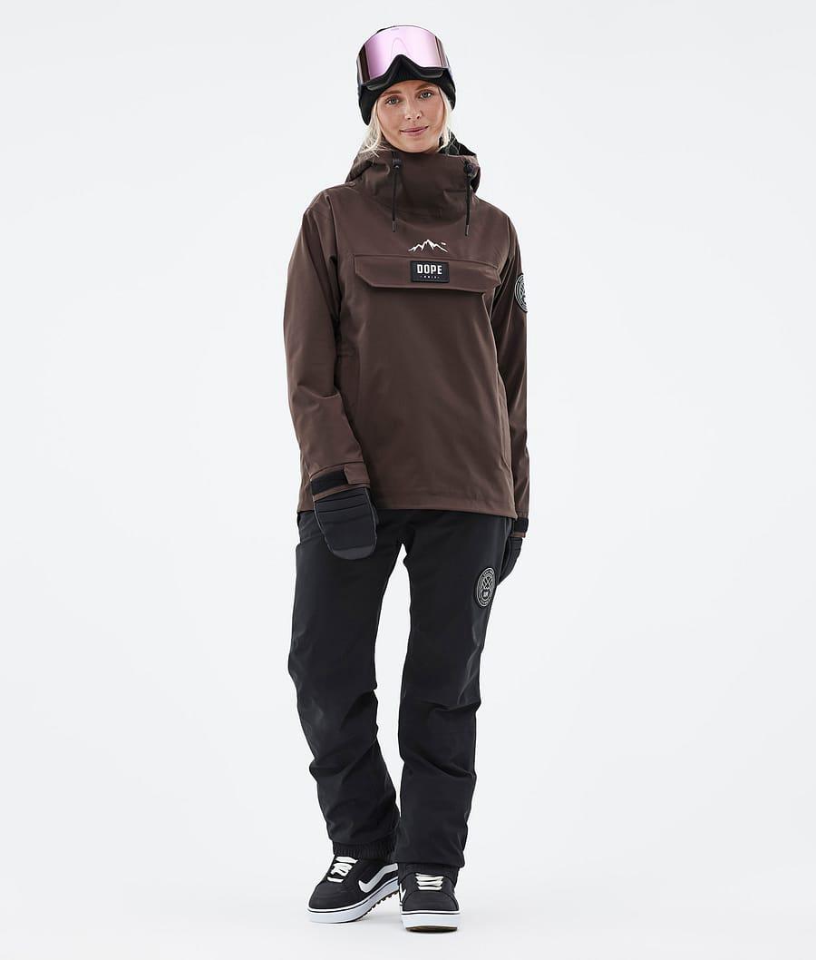 Women's Dope Blizzard W Snowboard Jacket Brown  USA |  SJZIG-7618