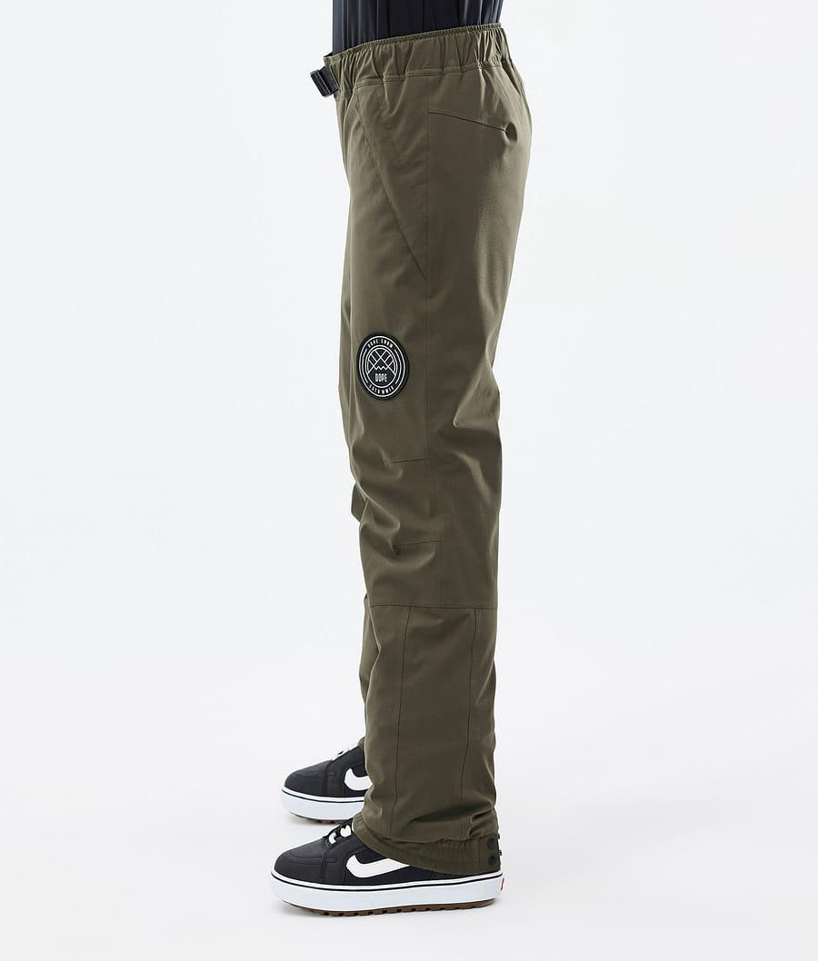 Women's Dope Blizzard W Snowboard Pants Olive Green  USA |  VWNJL-9306