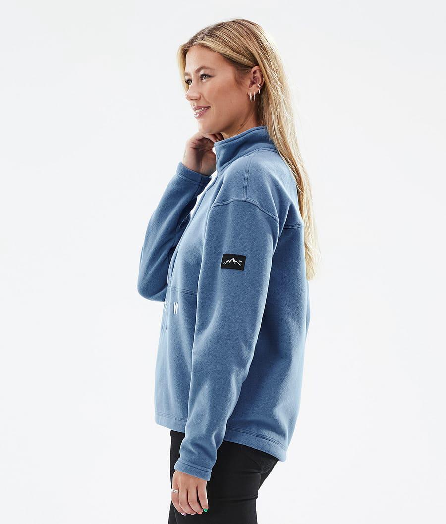 Women's Dope Comfy W Fleece Sweater Blue Steel  USA |  SRAQN-3279