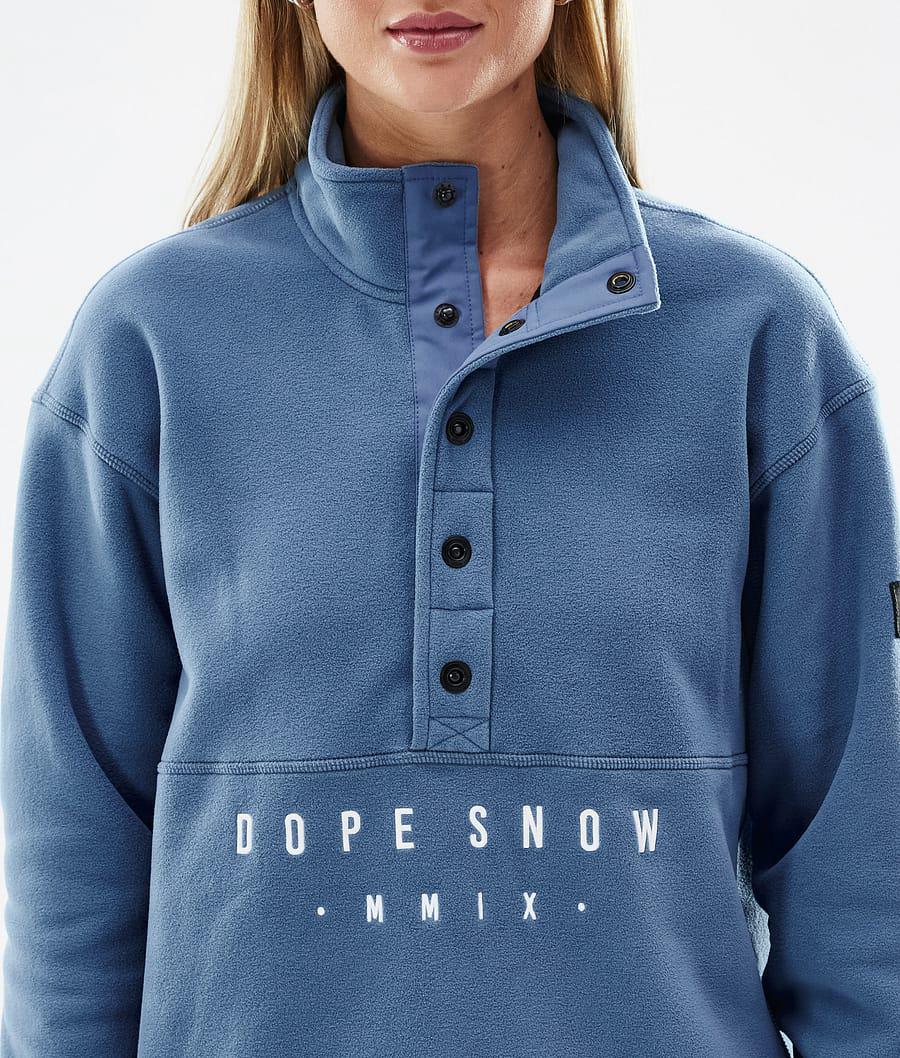 Women's Dope Comfy W Fleece Sweater Blue Steel  USA |  SRAQN-3279