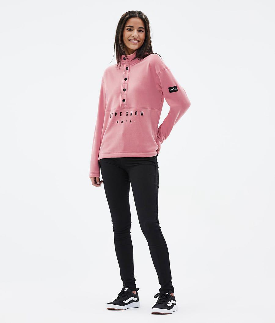 Women's Dope Comfy W Fleece Sweater Pink  USA |  XSREF-0962