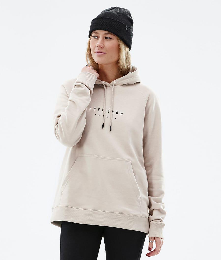 Women's Dope Common W Range Hoodie Sand Khaki  USA |  AVFPO-0126