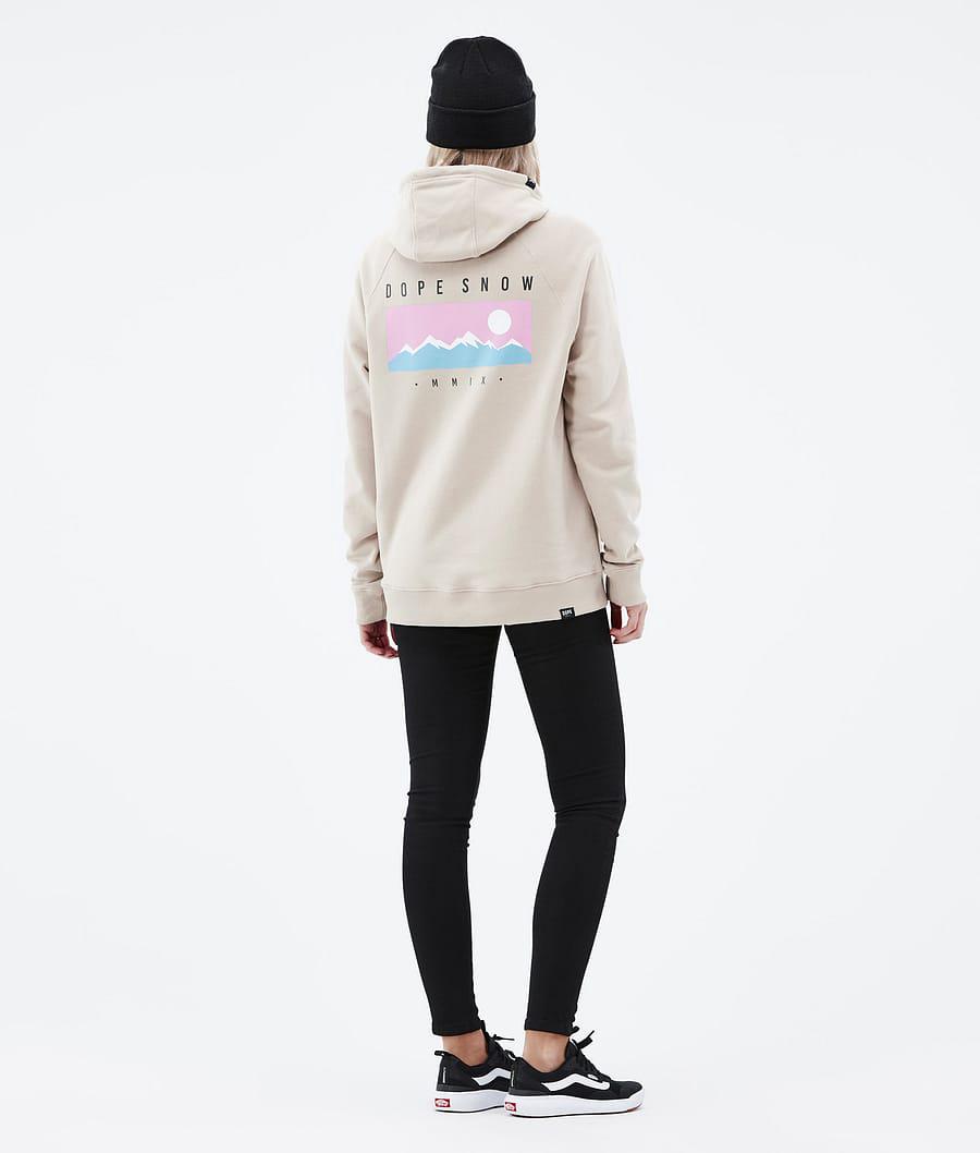 Women's Dope Common W Range Hoodie Sand Khaki  USA |  AVFPO-0126