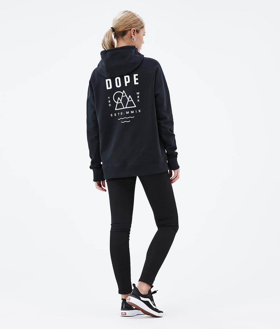 Women's Dope Common W Summit Hoodie Black  USA |  SOAJT-3827