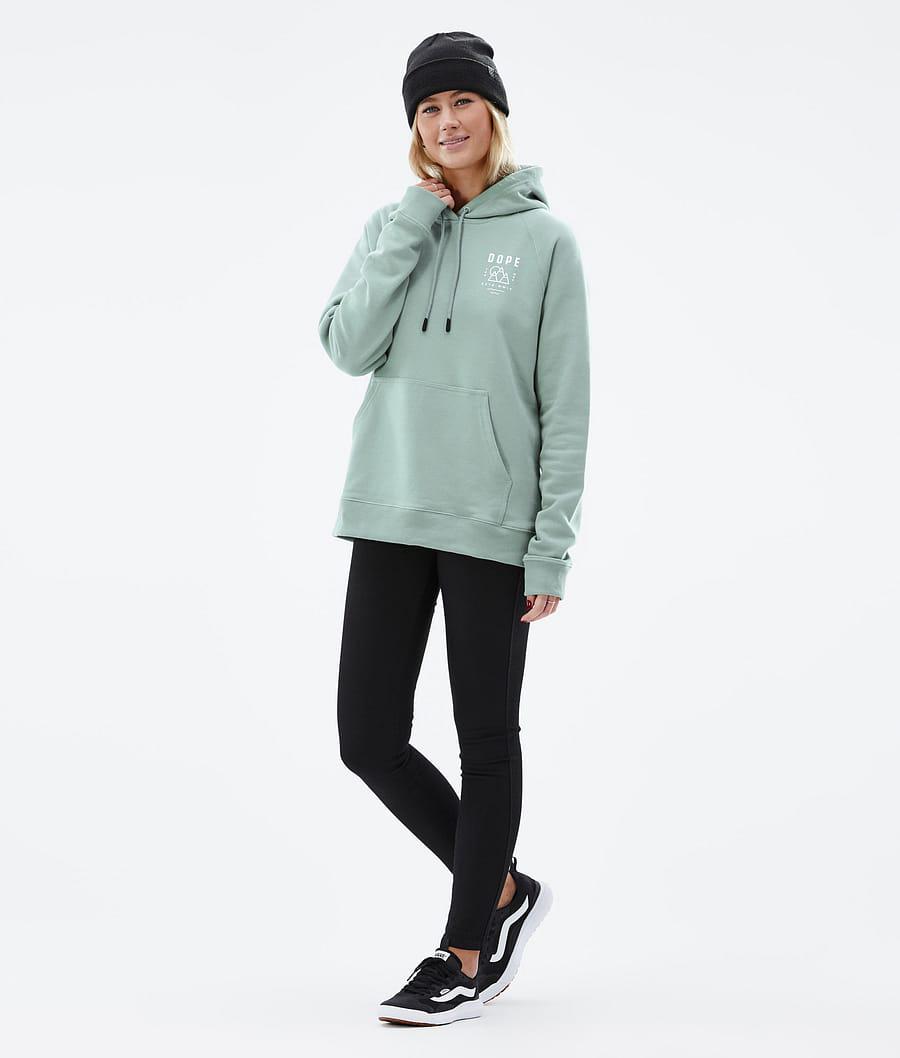 Women's Dope Common W Summit Hoodie Faded Green  USA |  SZKAF-1673