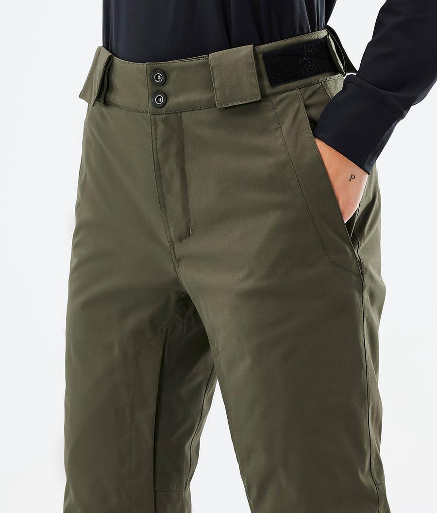 Women's Dope Con W Ski Pants Olive Green  USA |  MXODL-4708