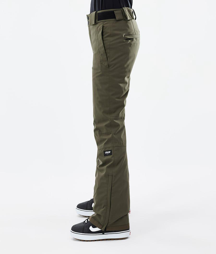 Women's Dope Con W Snowboard Pants Olive Green  USA |  WVAZL-3897