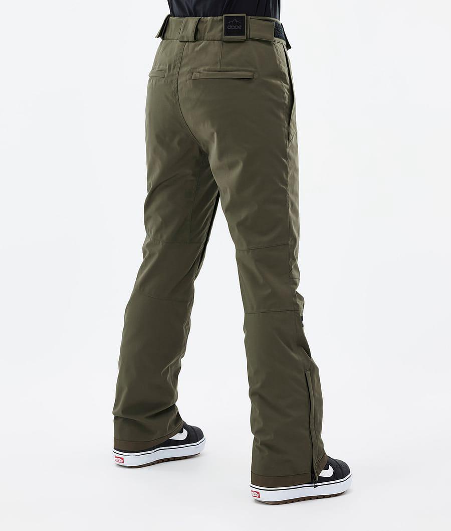 Women's Dope Con W Snowboard Pants Olive Green  USA |  WVAZL-3897