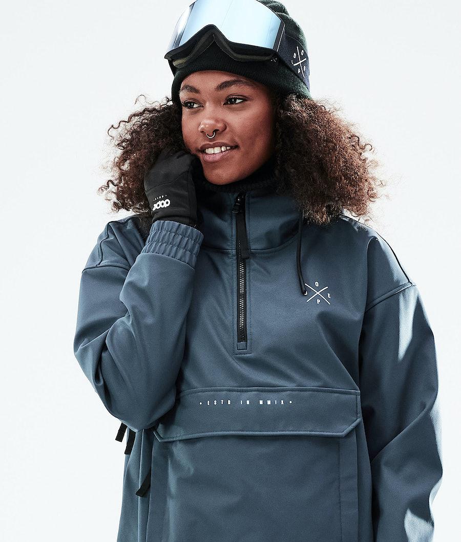 Women's Dope Cyclone W 2021 Snowboard Jacket Metal Blue  USA |  XJVKS-5482