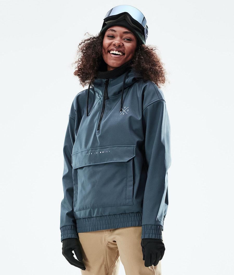 Women\'s Dope Cyclone W 2021 Snowboard Jacket Metal Blue  USA |  XJVKS-5482