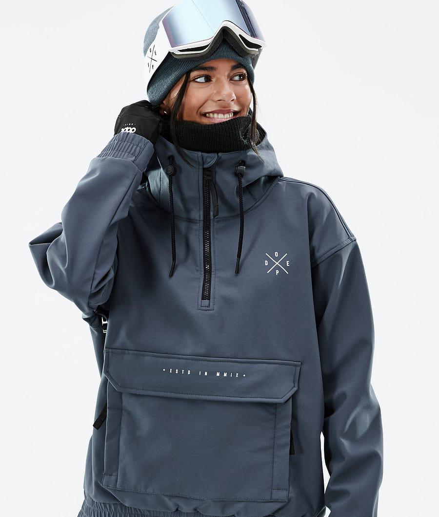 Women's Dope Cyclone W Ski Jacket Metal Blue  USA |  FNWKE-6854