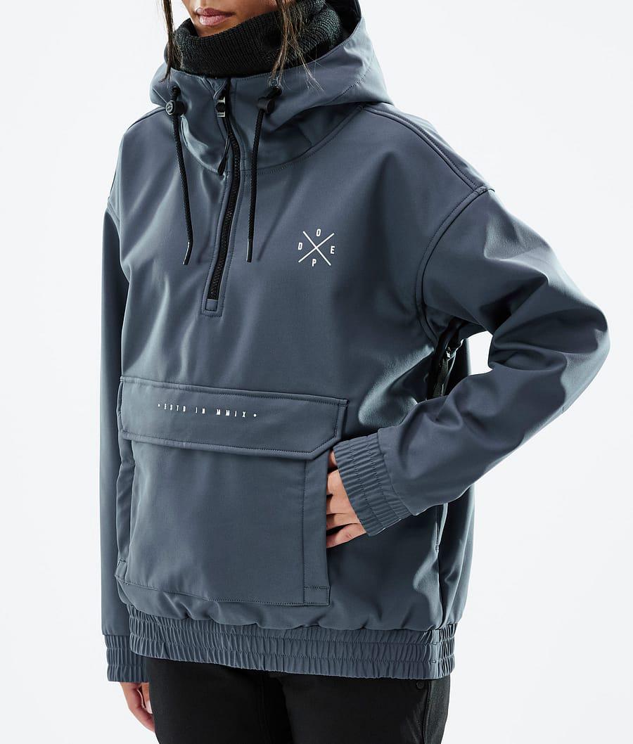 Women's Dope Cyclone W Ski Jacket Metal Blue  USA |  FNWKE-6854