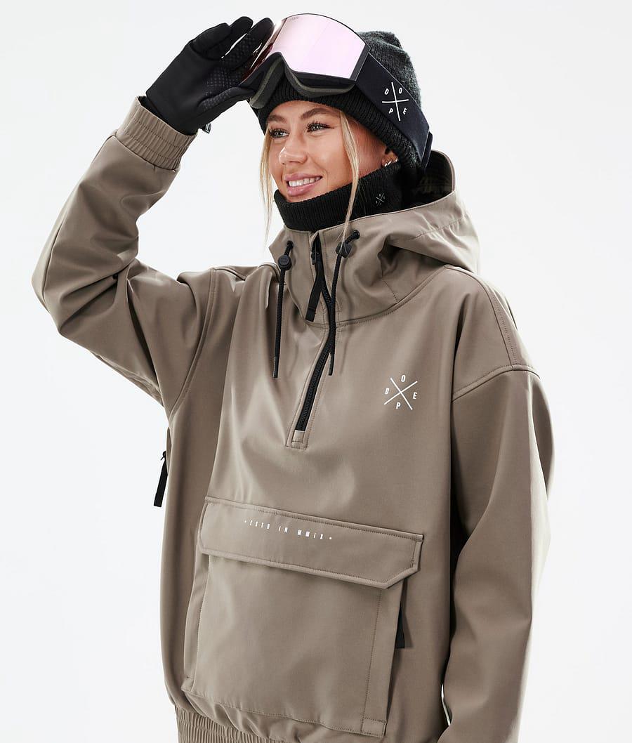 Women's Dope Cyclone W Ski Jacket Walnut Khaki  USA |  FIPTW-2867