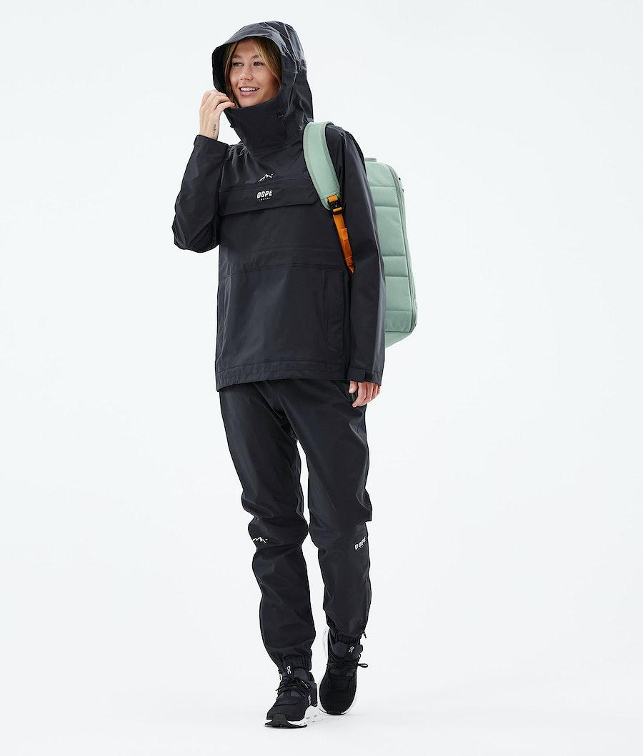 Women's Dope Downpour W Rain Jacket Black  USA |  QRSUD-6109