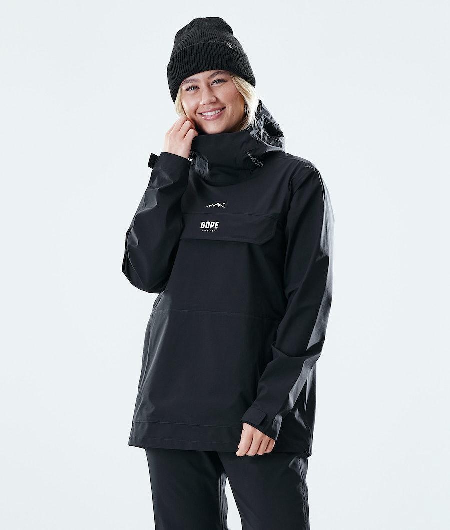 Women\'s Dope Drizzard W Rain Jacket Black  USA |  ZDEVY-7083