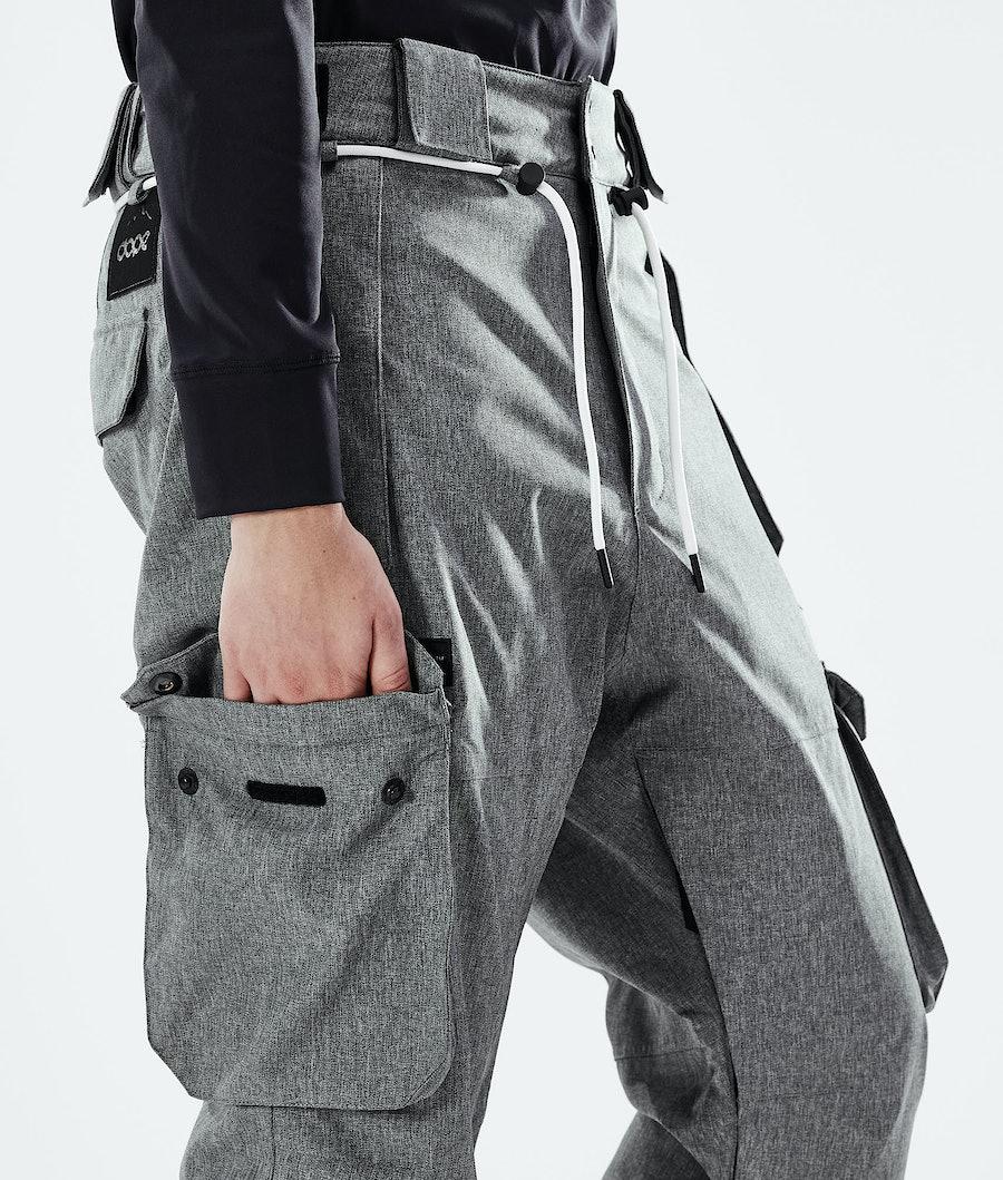 Women's Dope Iconic W 2020 Ski Pants Grey Melange  USA |  PLFHZ-0437