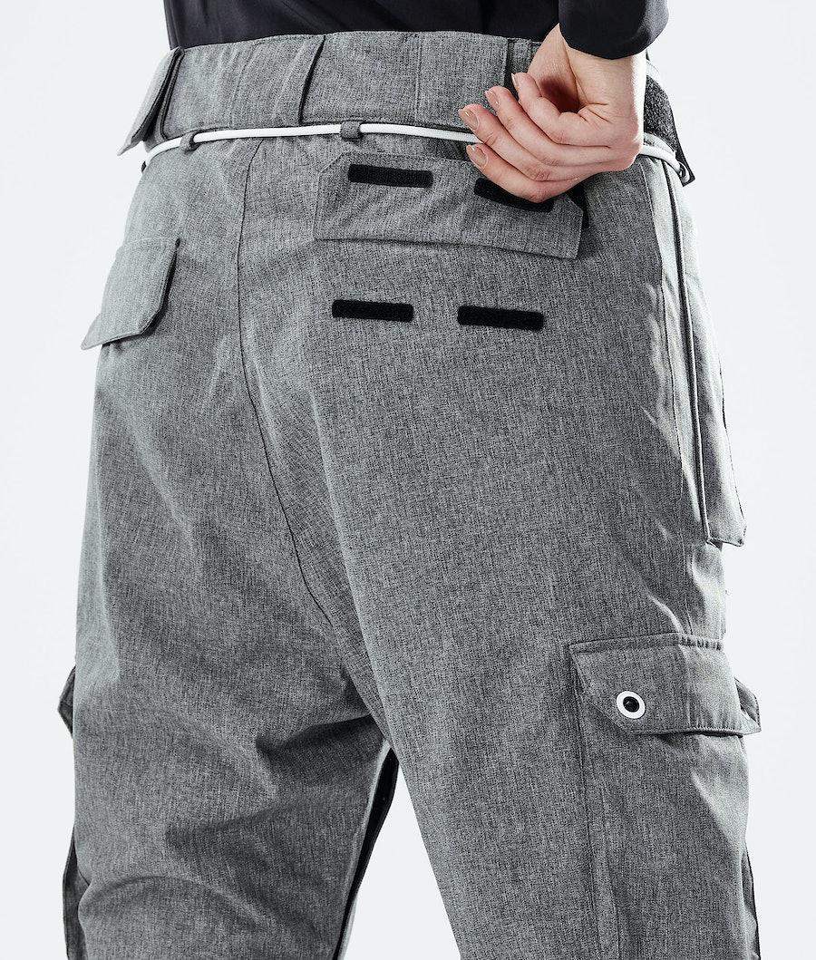 Women's Dope Iconic W 2020 Ski Pants Grey Melange  USA |  PLFHZ-0437