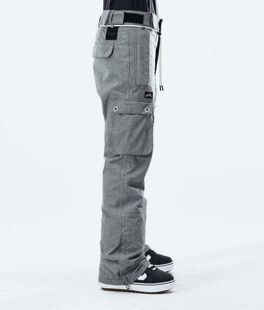 Women's Dope Iconic W 2020 Snowboard Pants Grey Melange  USA |  LKRDE-0137