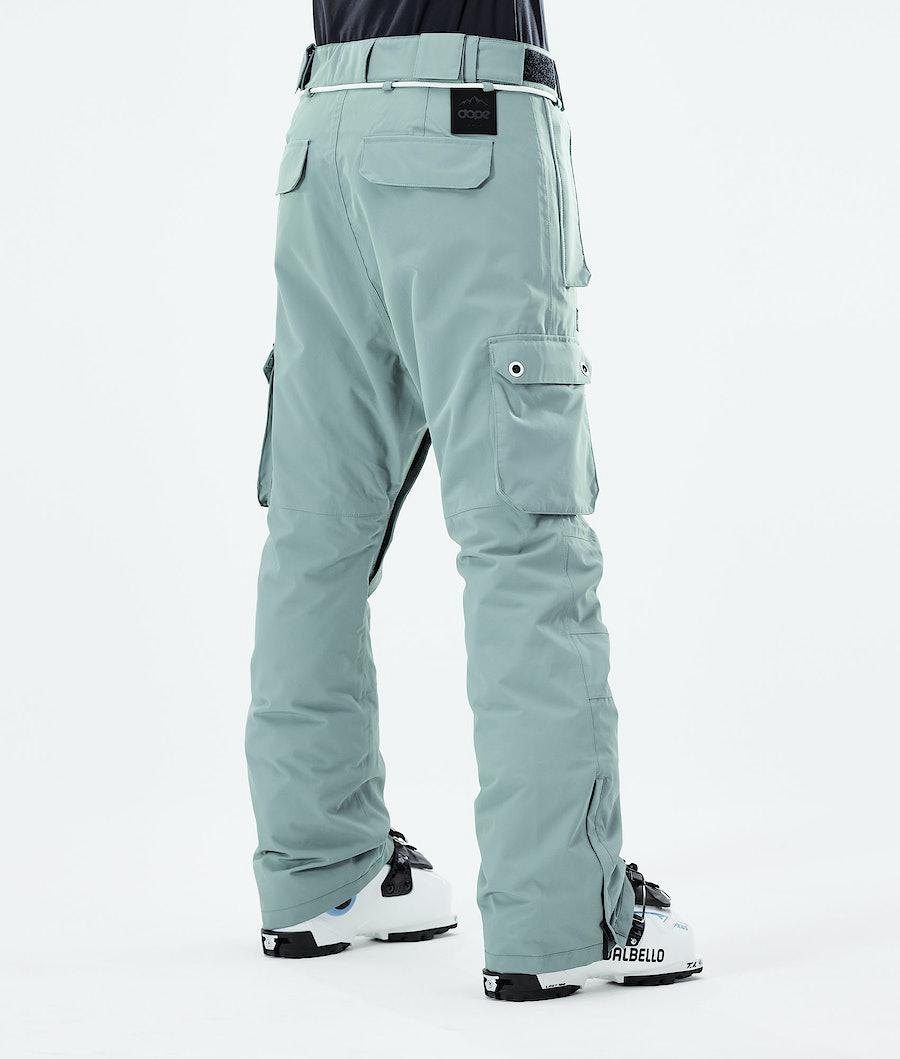 Women's Dope Iconic W 2021 Ski Pants Faded Green  USA |  SKCTX-2639