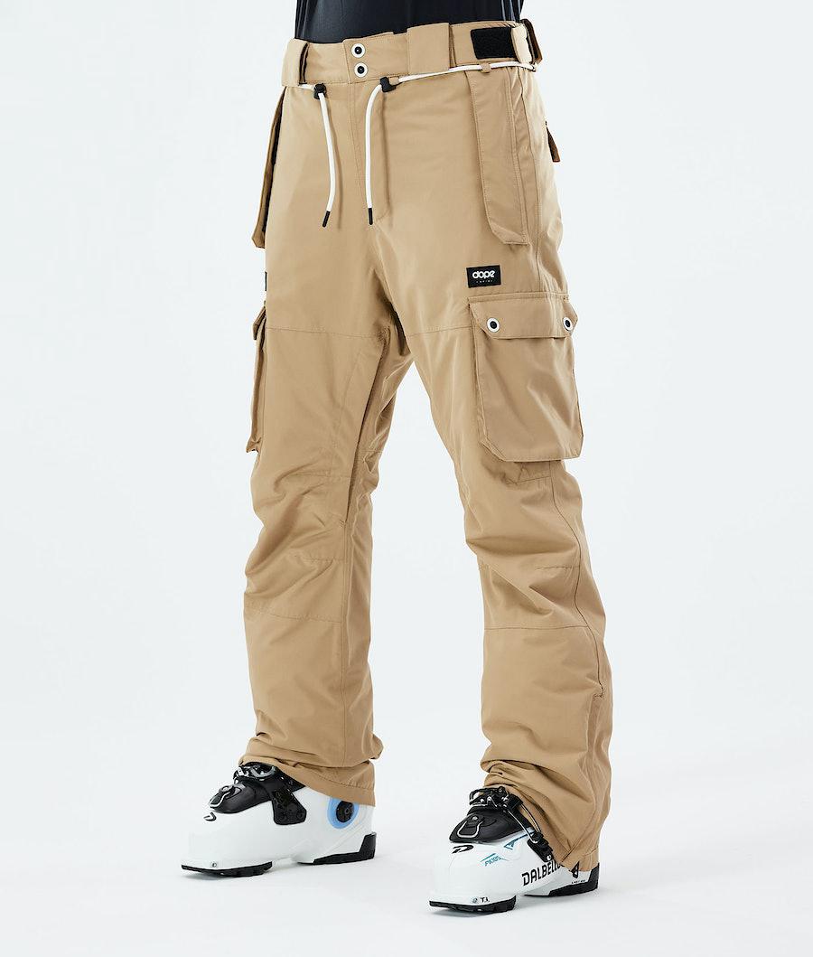 Women\'s Dope Iconic W 2021 Ski Pants Khaki  USA |  PRKSJ-5347