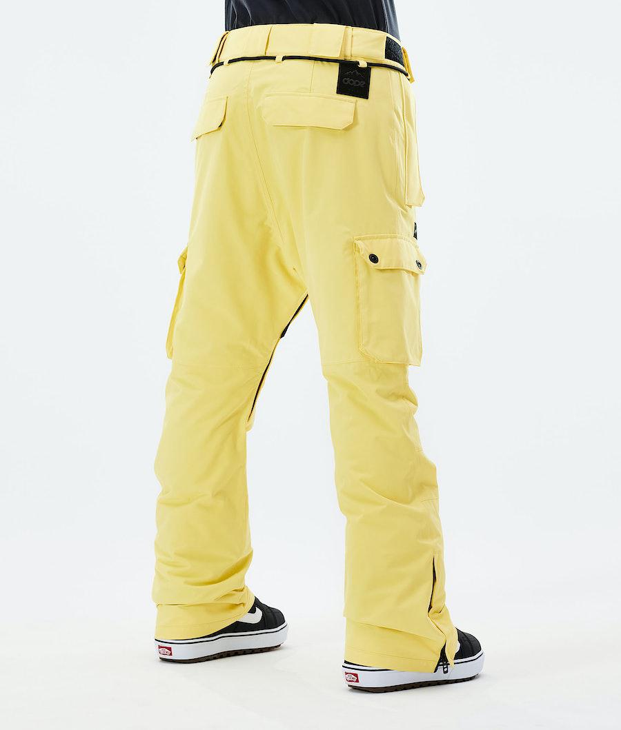 Women's Dope Iconic W 2021 Snowboard Pants Faded Yellow  USA |  LVEZP-1570