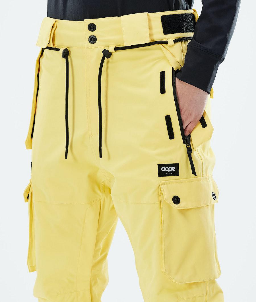 Women's Dope Iconic W 2021 Snowboard Pants Faded Yellow  USA |  LVEZP-1570