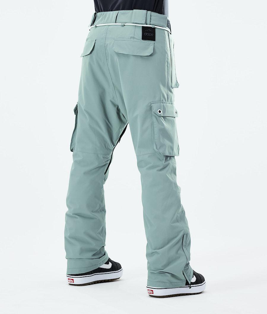 Women's Dope Iconic W 2021 Snowboard Pants Faded Green  USA |  QLSYG-4972