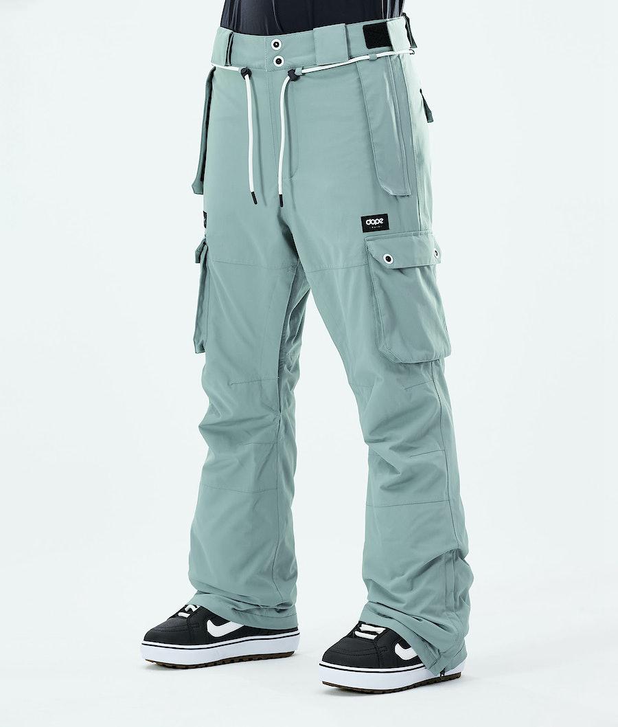 Women\'s Dope Iconic W 2021 Snowboard Pants Faded Green  USA |  QLSYG-4972