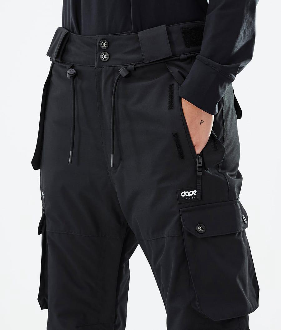 Women's Dope Iconic W Ski Pants Black  USA |  YLIUM-7359