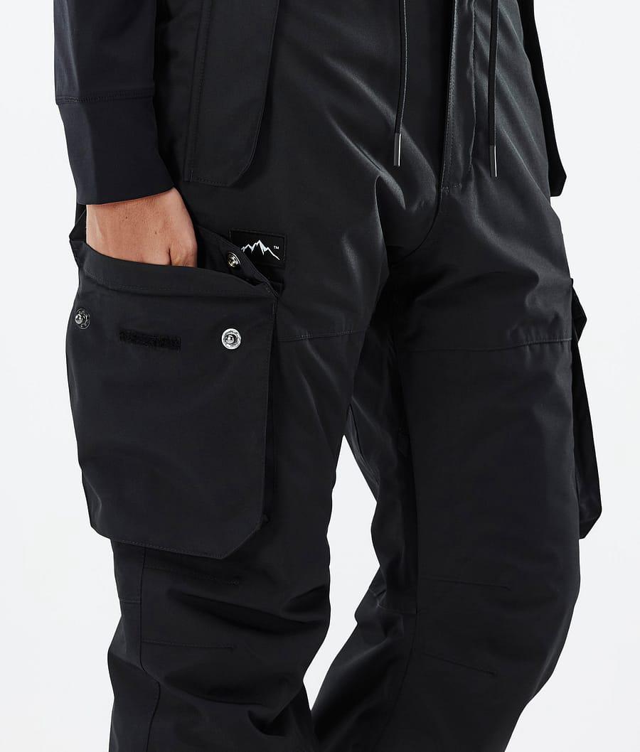 Women's Dope Iconic W Ski Pants Black  USA |  YLIUM-7359